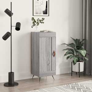 Komoda siva sonoma 34,5x34x90 cm inženirski les