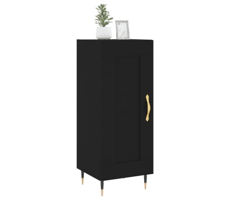 vidaXL puhvetkapp, must, 34,5 x 34 x 90 cm, tehispuit