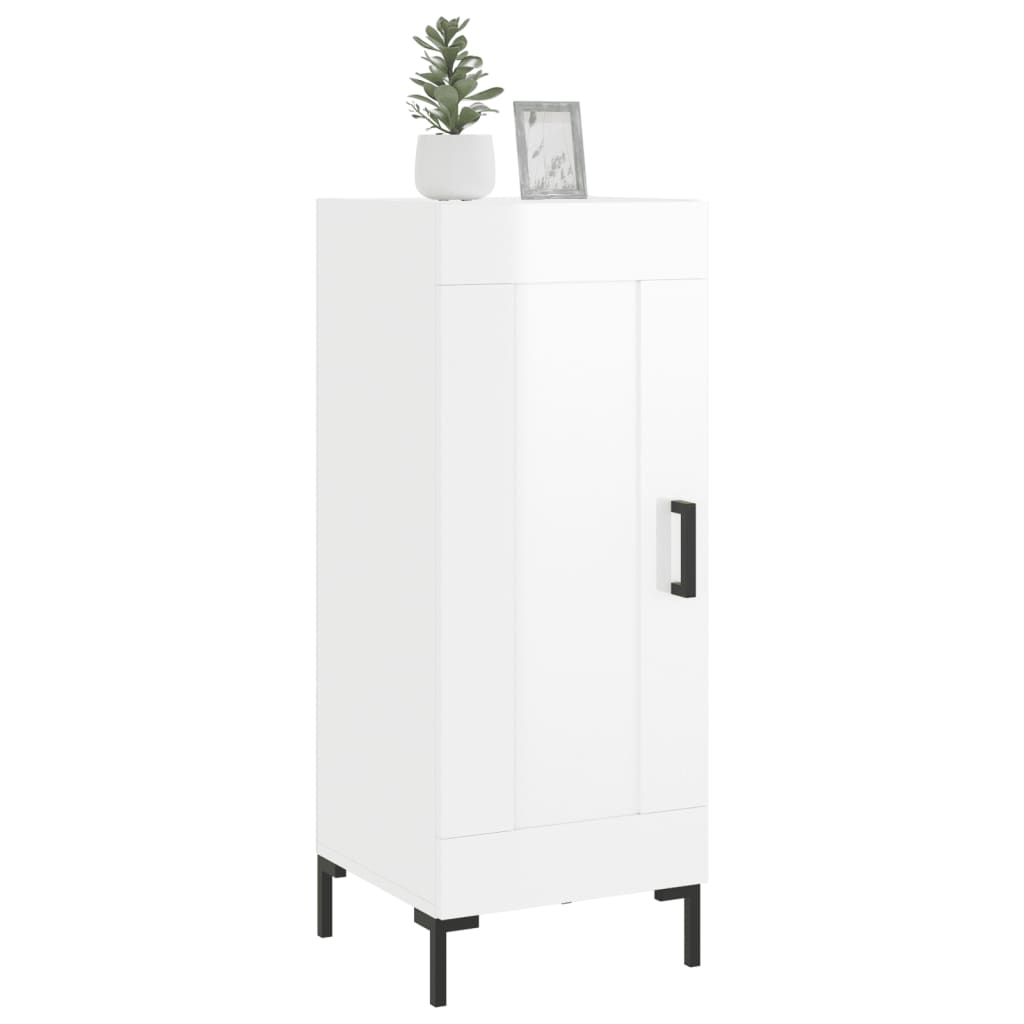 Thumbnail - vidaXL Sideboard Hochglanz-Weiß 34,5x34x90 cm Holzwerkstoff