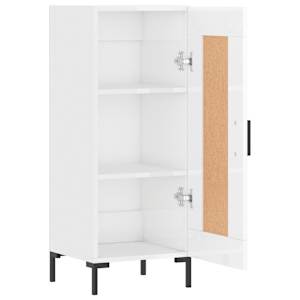 Příborník bílý s vysokým leskem 34,5x34x90 cm kompozitní dřevo - obrázek 6