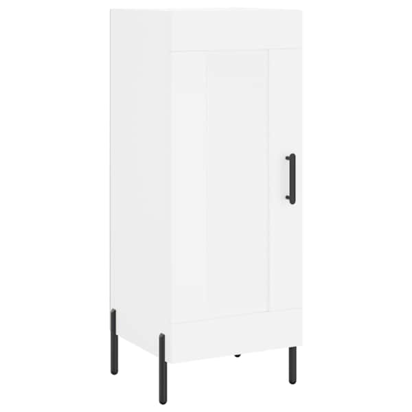 vidaXL puhvetkapp, valge, 34,5 x 34 x 90 cm, tehispuit