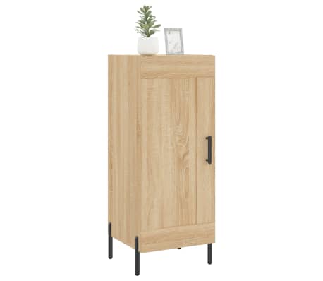 vidaXL Sideboard Sonoma Oak 34.5x34x90 cm Engineered Wood