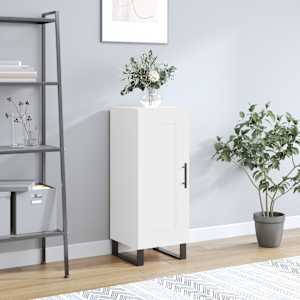 Komoda bela 34,5x34x90 cm inženirski les