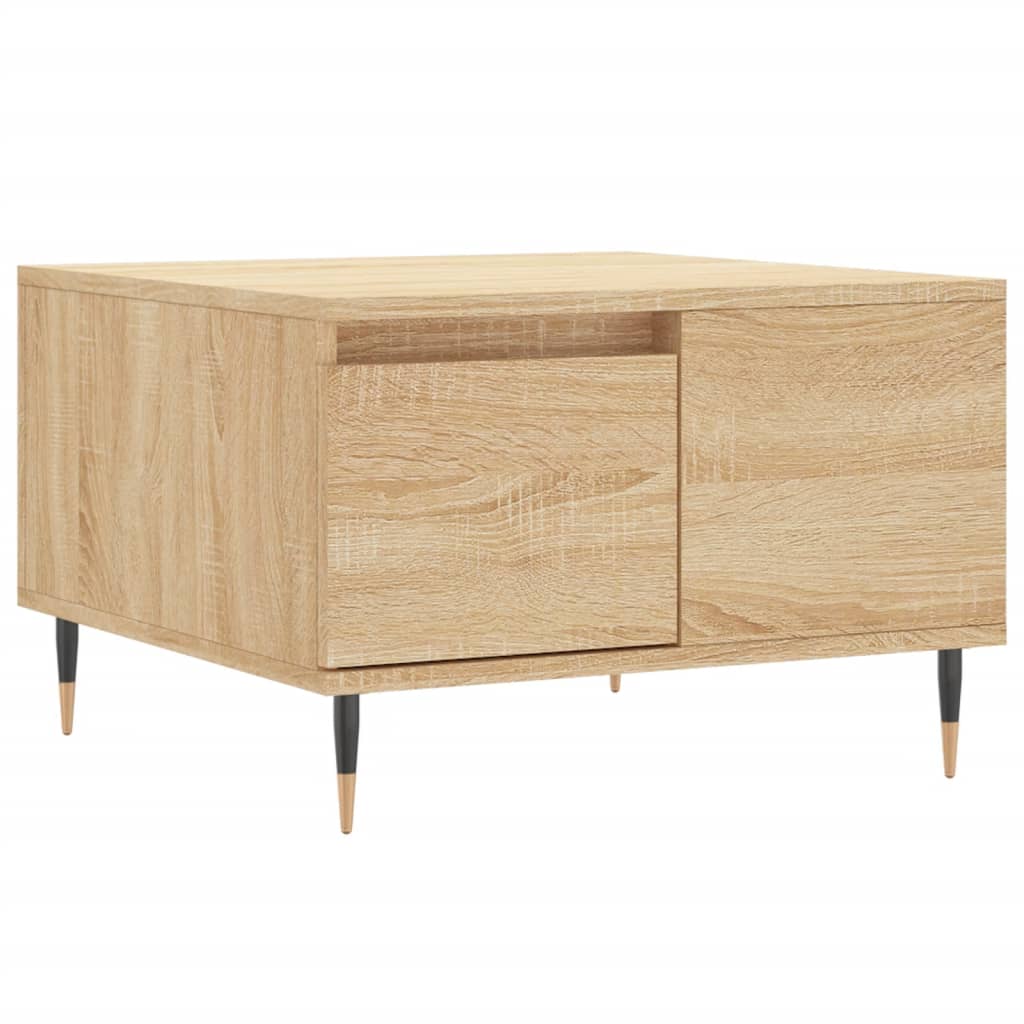 vidaXL Konferenční stolek dub sonoma 55x55x36,5 cm kompozitní dřevo