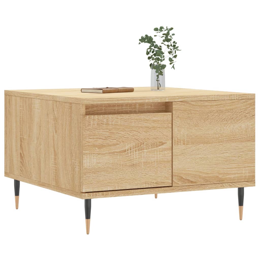 Thumbnail - vidaXL Couchtisch Sonoma-Eiche 55x55x36,5 cm Holzwerkstoff