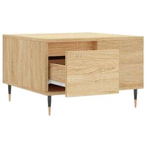 Konferenční stolek dub sonoma 55x55x36,5 cm kompozitní dřevo - obrázek 6