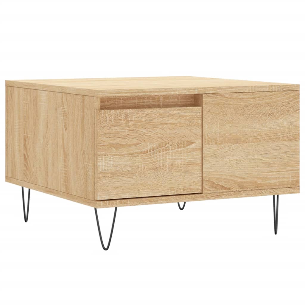 vidaXL Konferenční stolek dub sonoma 55x55x36,5 cm kompozitní dřevo