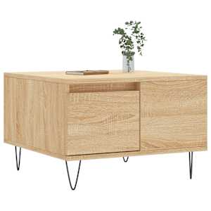 Konferenční stolek dub sonoma 55x55x36,5 cm kompozitní dřevo - obrázek 3