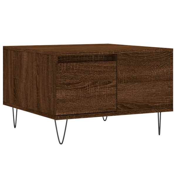vidaXL kohvilaud, pruun tamm, 55 x 55 x 36,5 cm, tehispuit