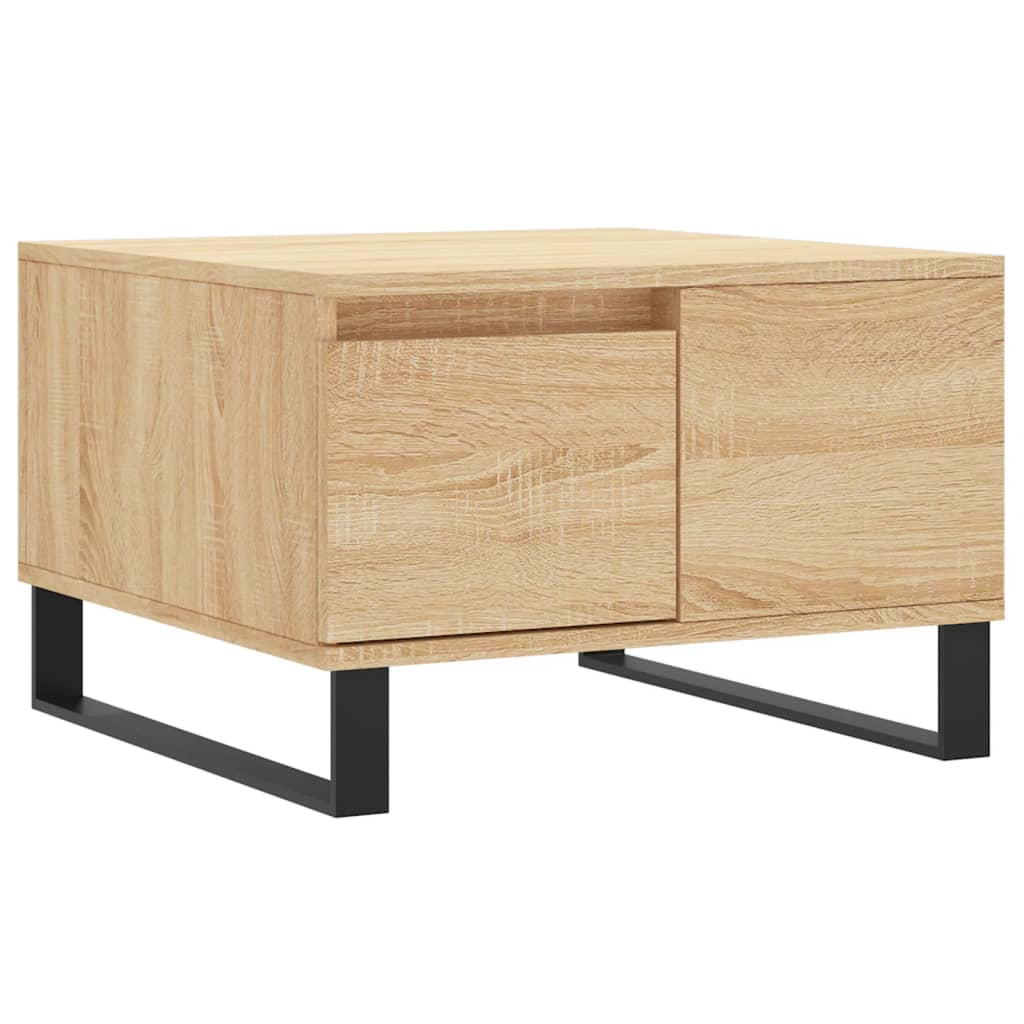 vidaXL Konferenční stolek dub sonoma 55x55x36,5 cm kompozitní dřevo