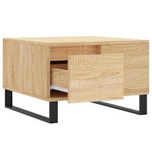 Konferenční stolek dub sonoma 55x55x36,5 cm kompozitní dřevo - obrázek 6