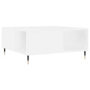 Konferenční stolek bílý 80 x 80 x 36,5 cm kompozitní dřevo - obrázek 2