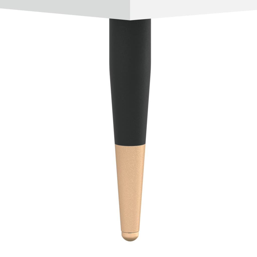Stolik kawowy, biały 80x80x36,5 cm, materiał drewnopochodny