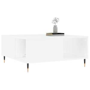 Konferenční stolek bílý 80 x 80 x 36,5 cm kompozitní dřevo - obrázek 3