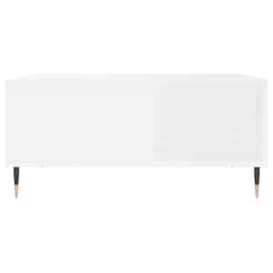 Konferenční stolek bílý 80 x 80 x 36,5 cm kompozitní dřevo - obrázek 4