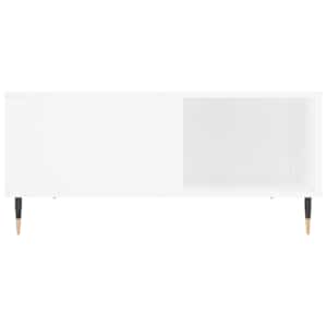 Konferenční stolek bílý 80 x 80 x 36,5 cm kompozitní dřevo - obrázek 5