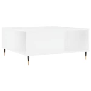 Konferenční stolek bílý 80 x 80 x 36,5 cm kompozitní dřevo - obrázek 6