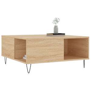Konferenční stolek dub sonoma 80x80x36,5 cm kompozitní dřevo - obrázek 3