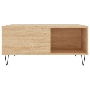 Konferenční stolek dub sonoma 80x80x36,5 cm kompozitní dřevo - obrázek 4