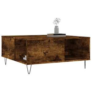 Konferenční stolek kouřový dub 80x80x36,5 cm kompozitní dřevo - obrázek 3
