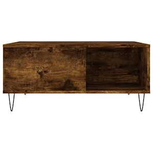 Konferenční stolek kouřový dub 80x80x36,5 cm kompozitní dřevo - obrázek 4