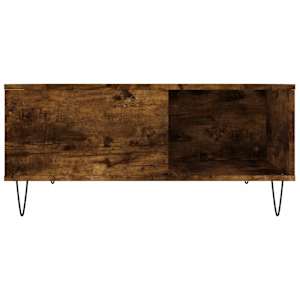 Konferenční stolek kouřový dub 80x80x36,5 cm kompozitní dřevo - obrázek 5