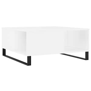Konferenční stolek bílý 80 x 80 x 36,5 cm kompozitní dřevo - obrázek 2