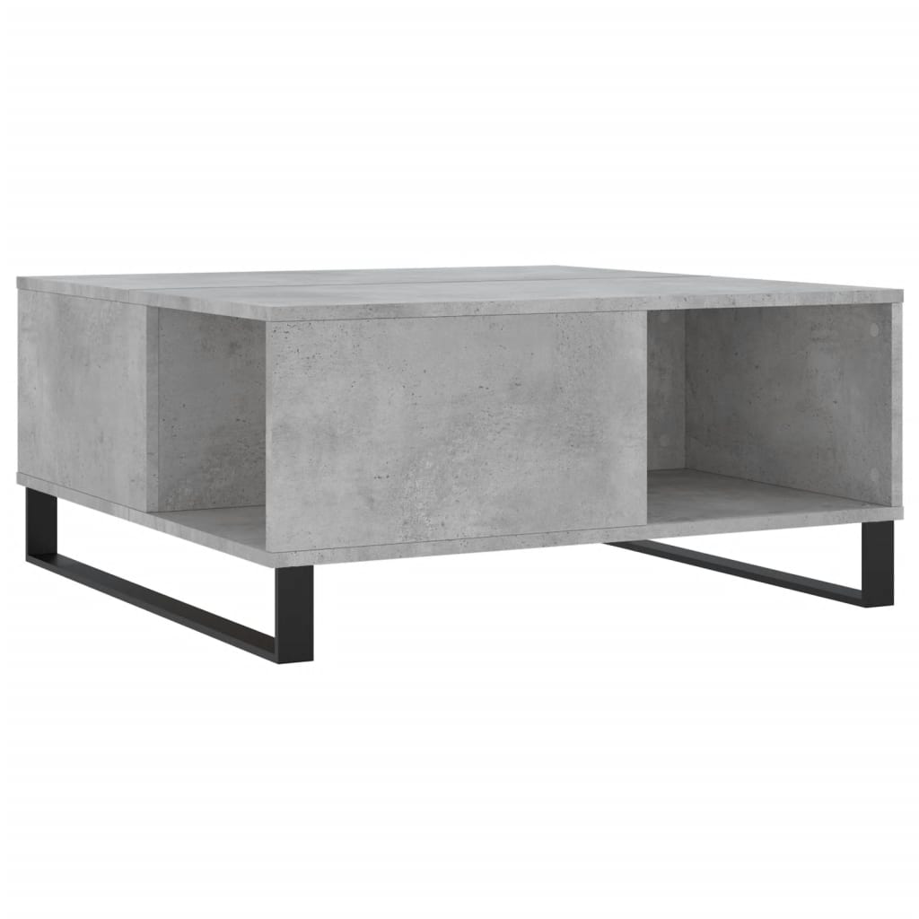 vidaXL Konferenční stolek betonově šedý 80x80x36,5 cm kompozitní dřevo