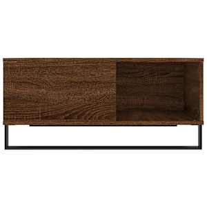 Konferenční stolek hnědý dub 80 x 80 x 36,5 cm kompozitní dřevo - obrázek 5
