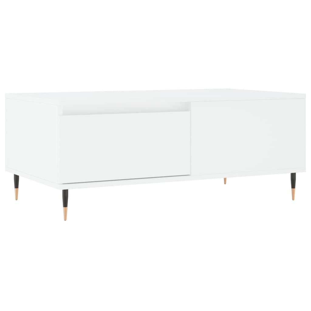 vidaXL Konferenční stolek bílý 90 x 50 x 36,5 cm kompozitní dřevo