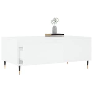 Konferenční stolek bílý 90 x 50 x 36,5 cm kompozitní dřevo - obrázek 3