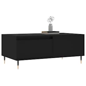 Konferenční stolek černý 90x50x36,5 cm kompozitní dřevo - obrázek 4