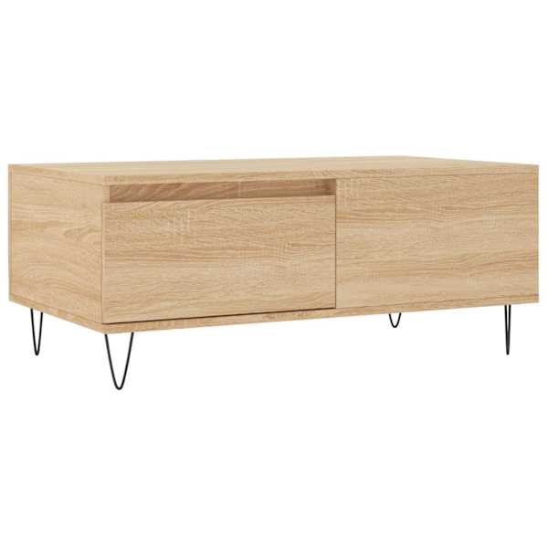 vidaXL kohvilaud, Sonoma tamm, 90x50x36,5 cm, tehispuit