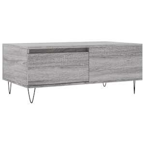 vidaXL kohvilaud, hall Sonoma tamm, 90x50x36,5 cm, tehispuit