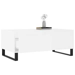 Konferenční stolek bílý 90 x 50 x 36,5 cm kompozitní dřevo - obrázek 3
