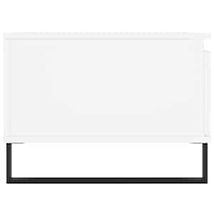 Konferenční stolek bílý 90 x 50 x 36,5 cm kompozitní dřevo - obrázek 7