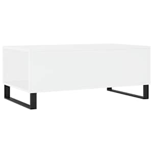 Konferenční stolek bílý 90 x 50 x 36,5 cm kompozitní dřevo - obrázek 8