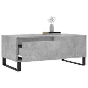 Konferenční stolek betonově šedý 90x50x36,5 cm kompozitní dřevo - obrázek 3