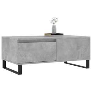 Konferenční stolek betonově šedý 90x50x36,5 cm kompozitní dřevo - obrázek 4
