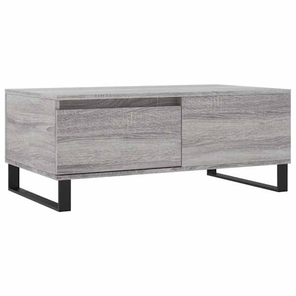 vidaXL kohvilaud, hall Sonoma tamm, 90x50x36,5 cm, tehispuit