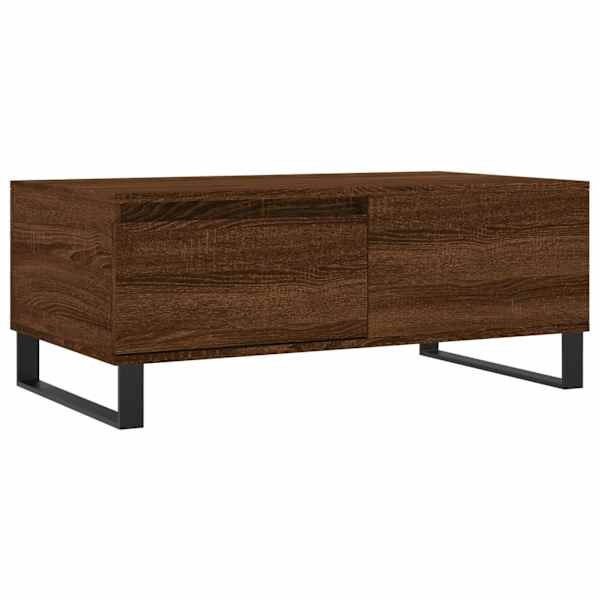 vidaXL kohvilaud, pruun tamm, 90 x 50 x 36,5 cm, tehispuit