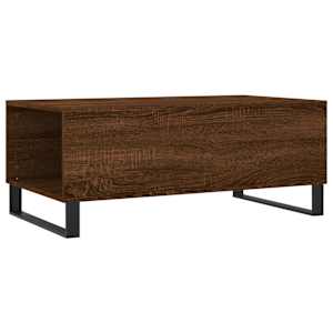 Konferenční stolek hnědý dub 90 x 50 x 36,5 cm kompozitní dřevo - obrázek 8