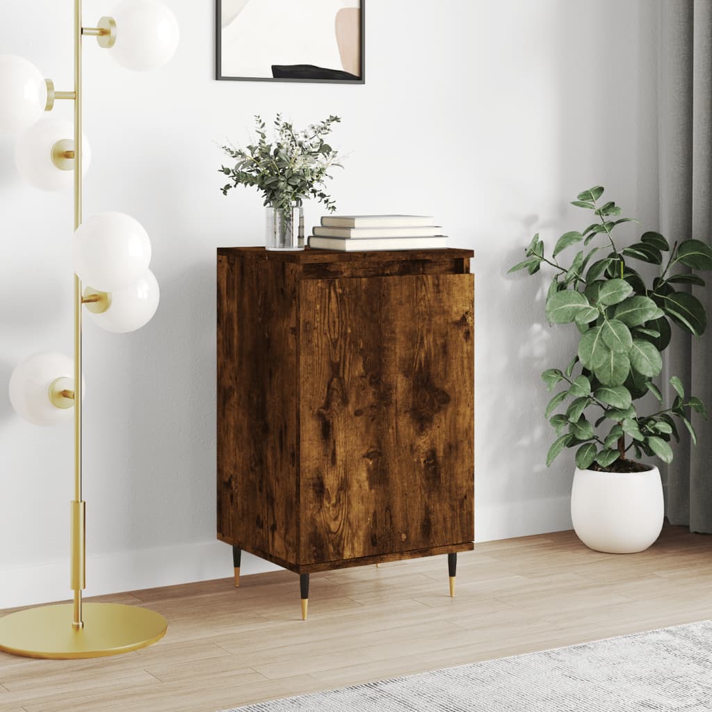 vidaXL Sideboard Räuchereiche 40x35x70 cm Holzwerkstoff