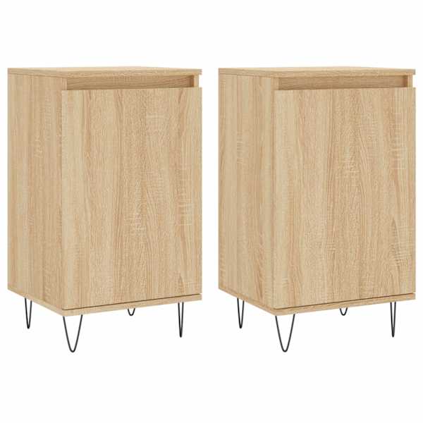 vidaXL puhvetkapid 2 tk, Sonoma tamm, 40 x 35 x 70 cm, tehispuit