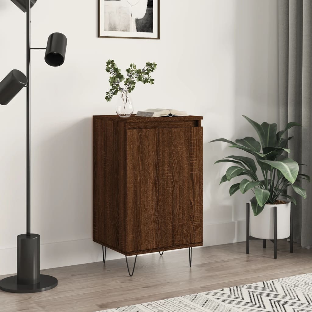 vidaXL Buffet chêne marron 40x35x70 cm bois d'ingénierie