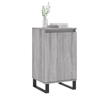 vidaXL Sideboards 2 Stk. Grau Sonoma 40x35x70 cm Holzwerkstoff