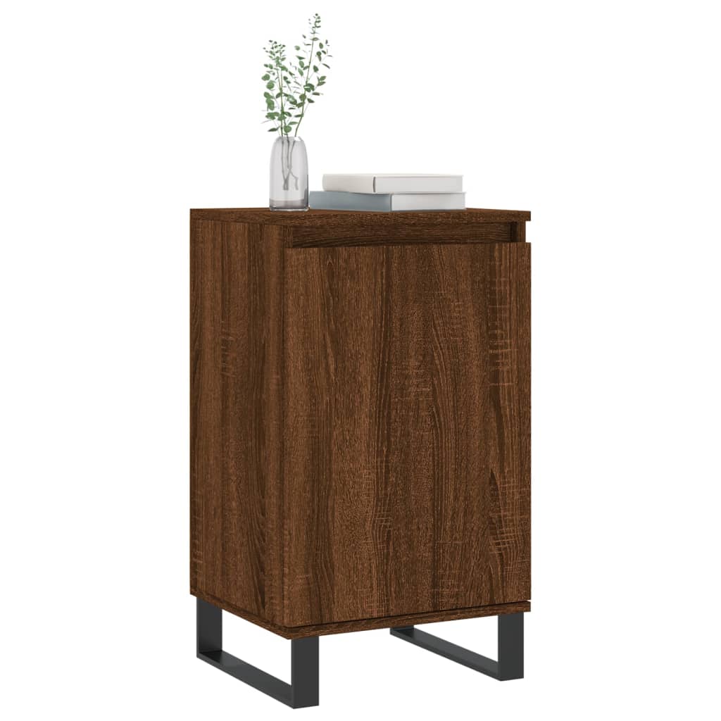 Thumbnail - vidaXL Sideboards 2 Stk. Braun Eichen-Optik 40x35x70 cm Holzwerkstoff