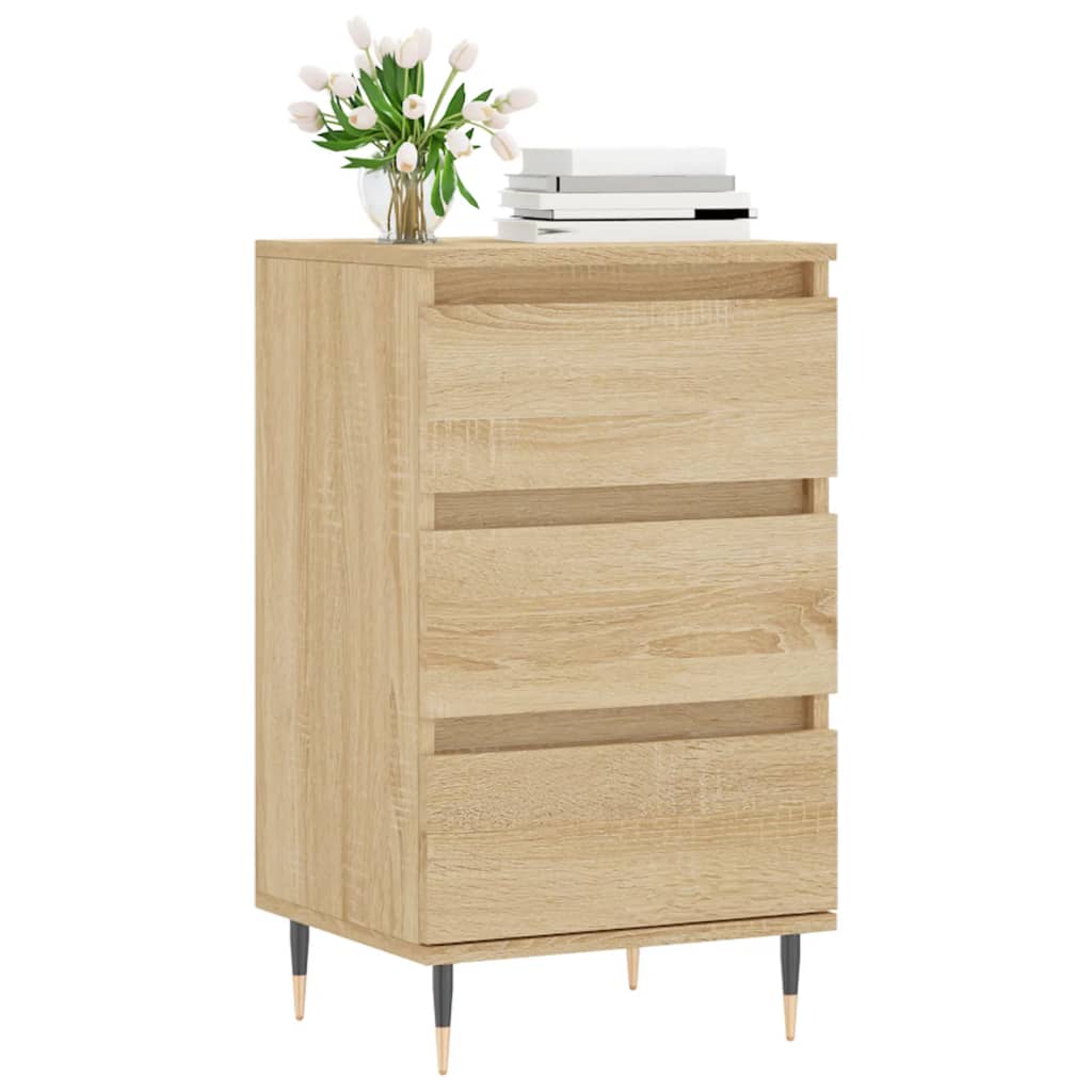 vidaXL Sideboard Sonoma-Eiche 40x35x70 cm Holzwerkstoff