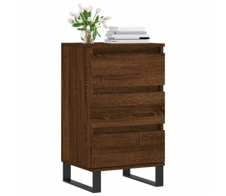 vidaXL Komoda rjavi hrast 40x35x70 cm inženirski les