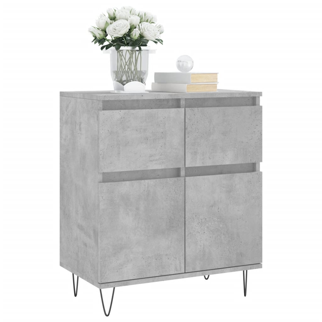 Thumbnail - vidaXL Sideboard Betongrau 60x35x70 cm Holzwerkstoff